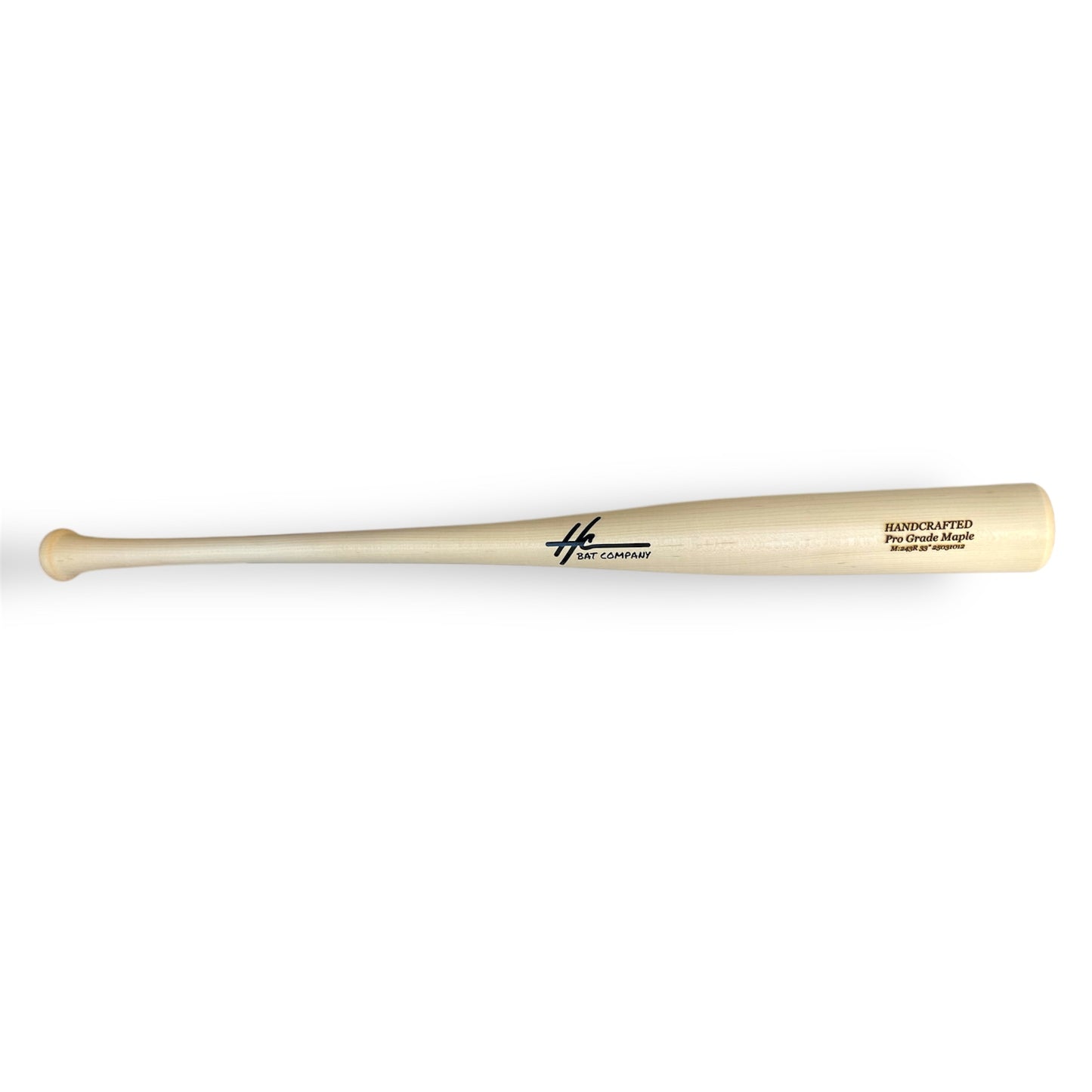 pro grade maple baseball bat 243r 33 inch end loaded power bat unfinished