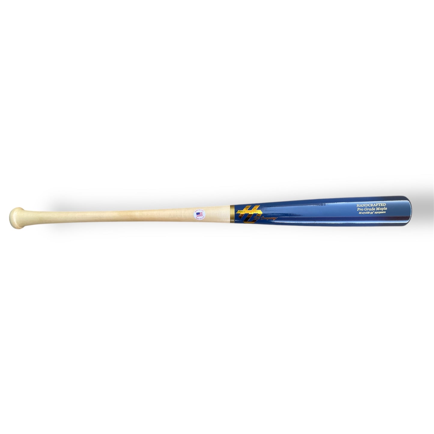 pro grade maple baseball bat 271hb 33 inch balanced blue black barrel