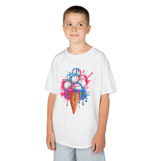 Ice Cream Baseball Cone Tee
