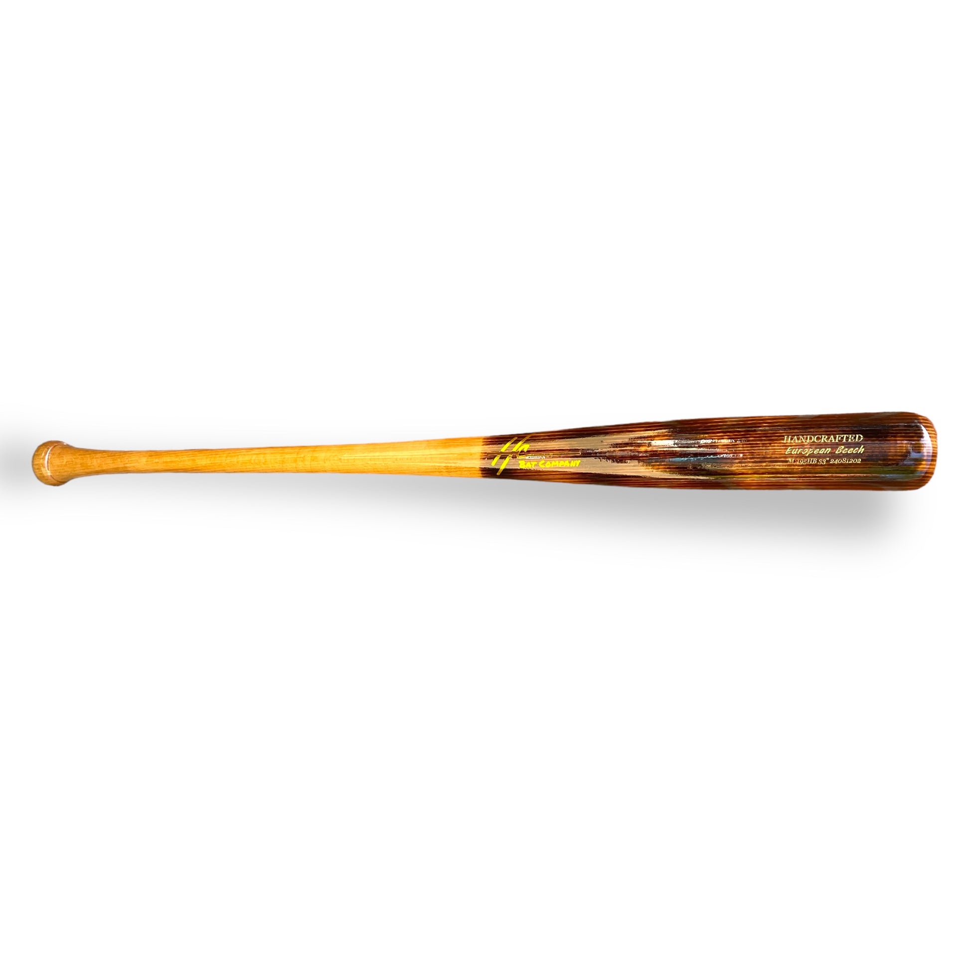 european beech wood baseball bat 195hb 33 inch end loaded bat