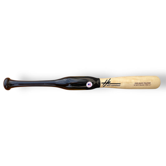 26 inch one hand baseball training bat used for swing mechanics and hand strength drills