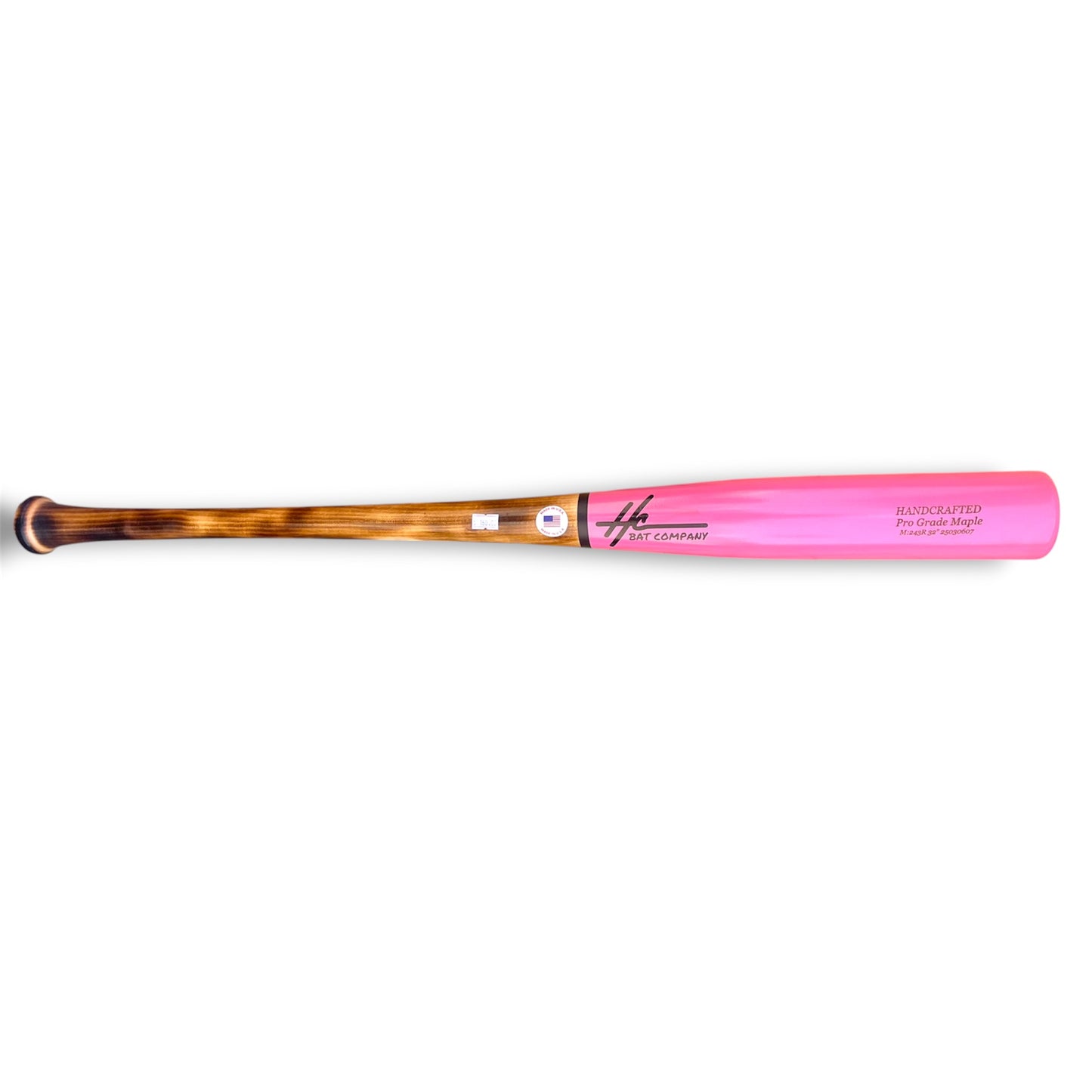pro grade maple baseball bat 243R 32 inch pink barrel power bat