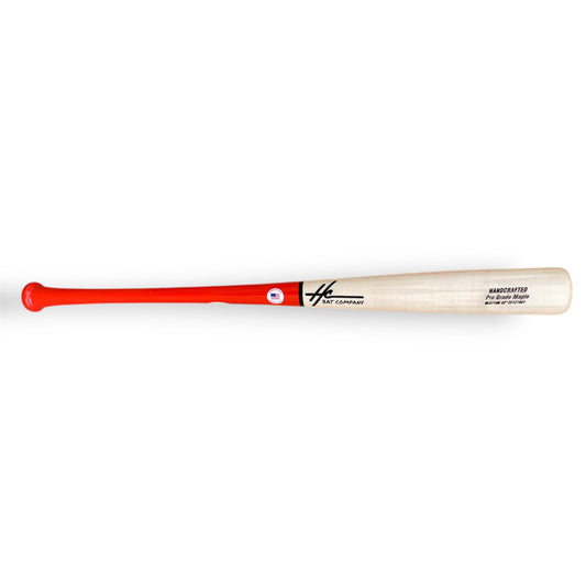 pro grade maple baseball bat 271HB 32 inch balanced control bat orange handle
