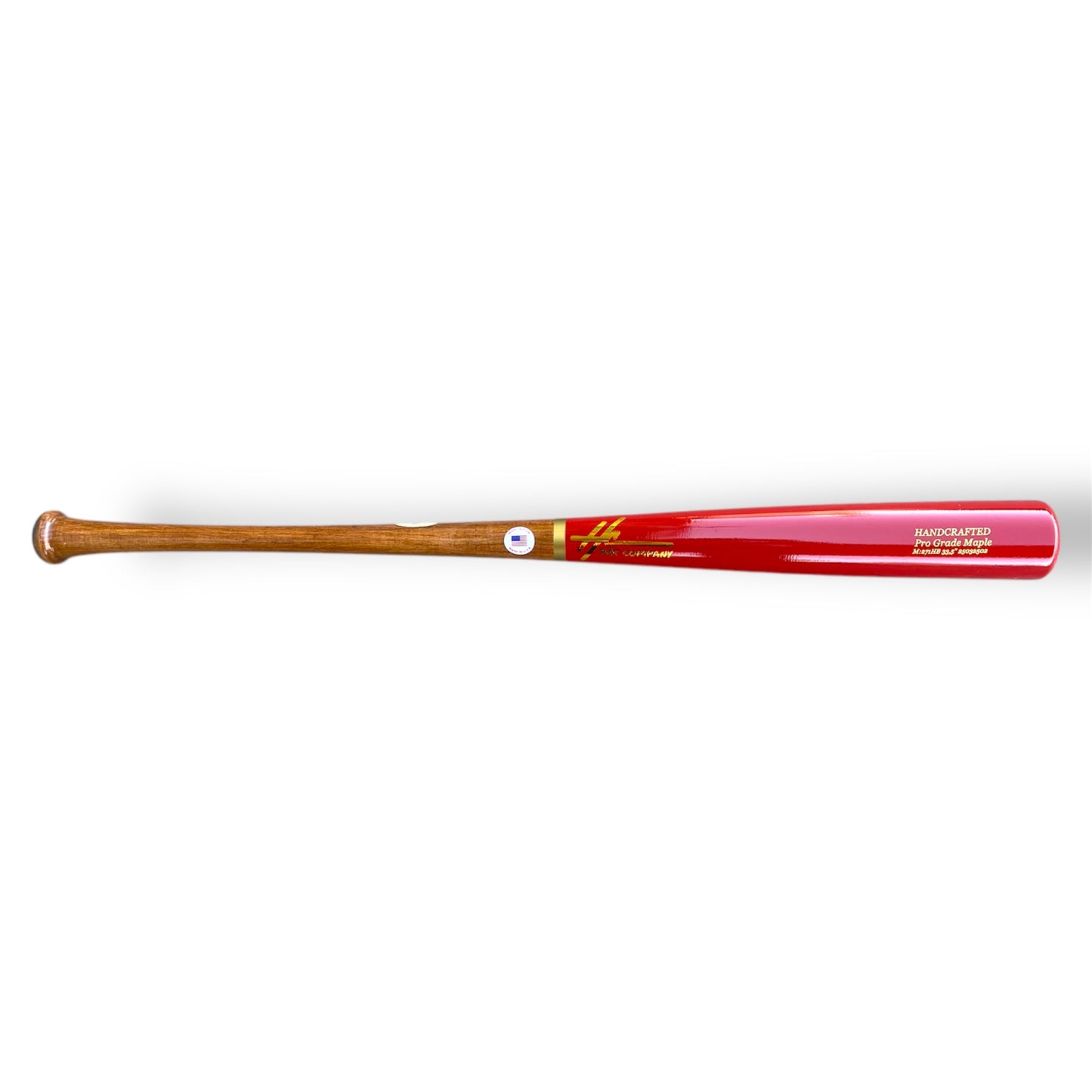 pro grade maple baseball bat 271HB 33.5 inch red barrel balanced bat