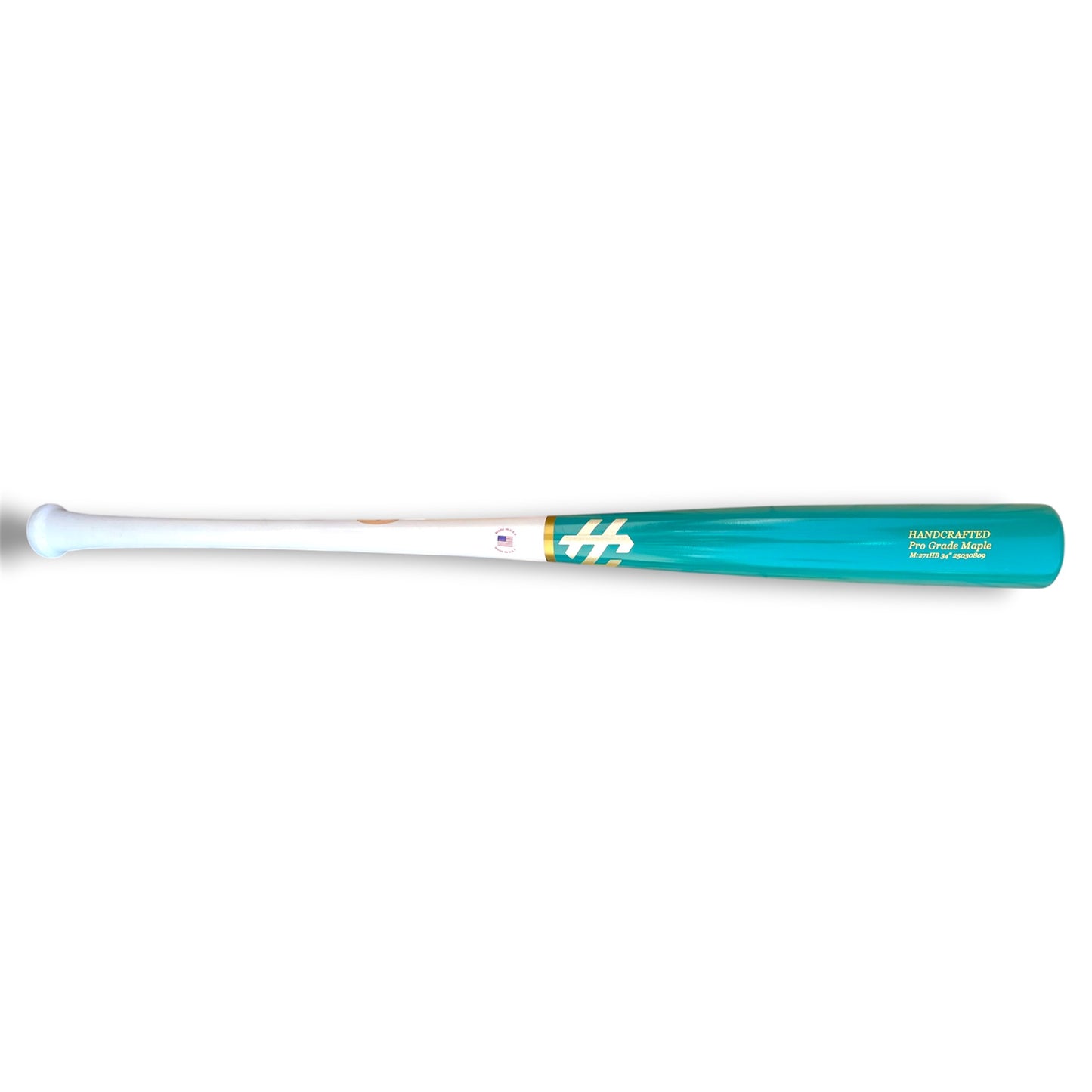 pro grade maple baseball bat 271HB 34 inch green barrel balanced bat