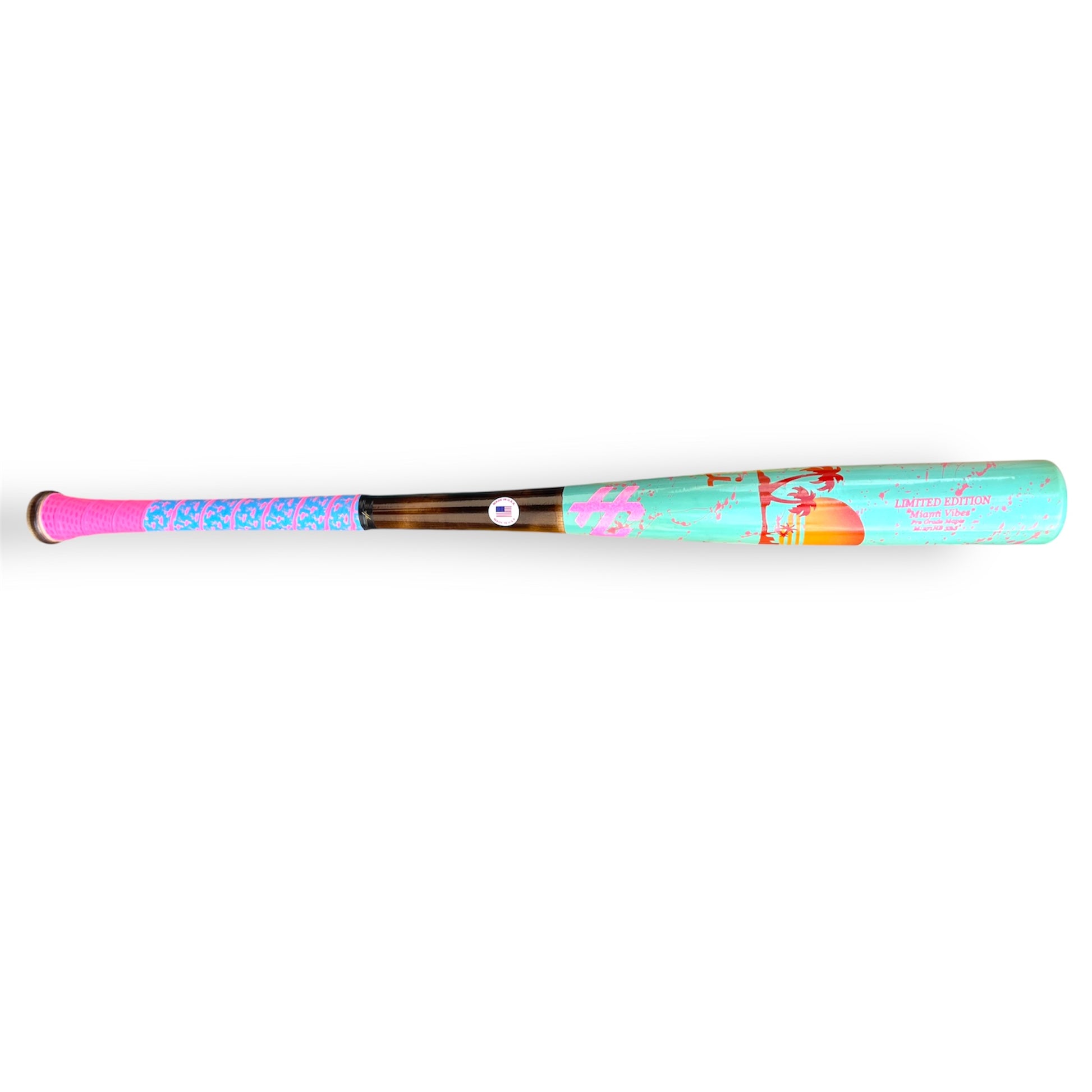 pro grade maple baseball bat 271hb miami vibes 33.5 inch balanced bat