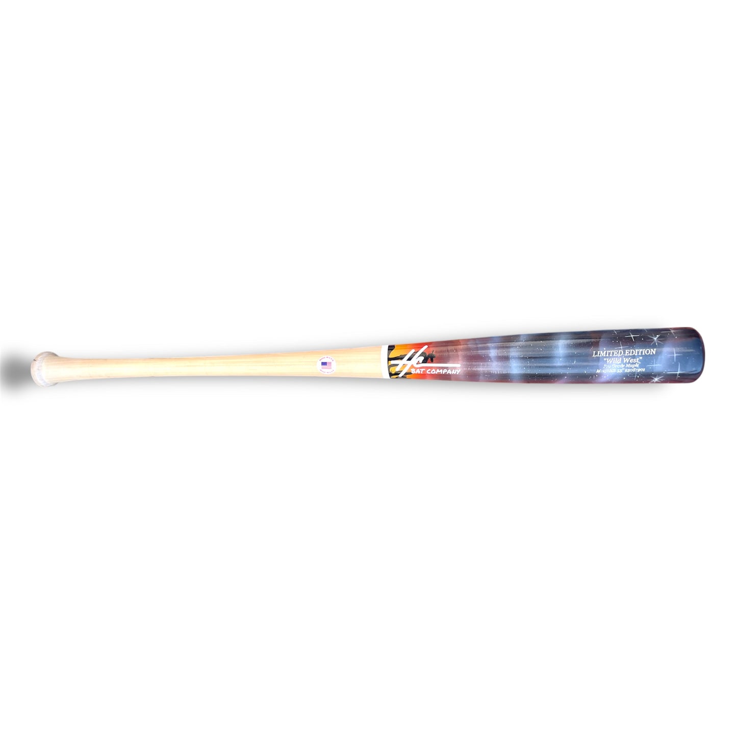 pro grade maple baseball bat 271hb wild west 33 inch balanced bat