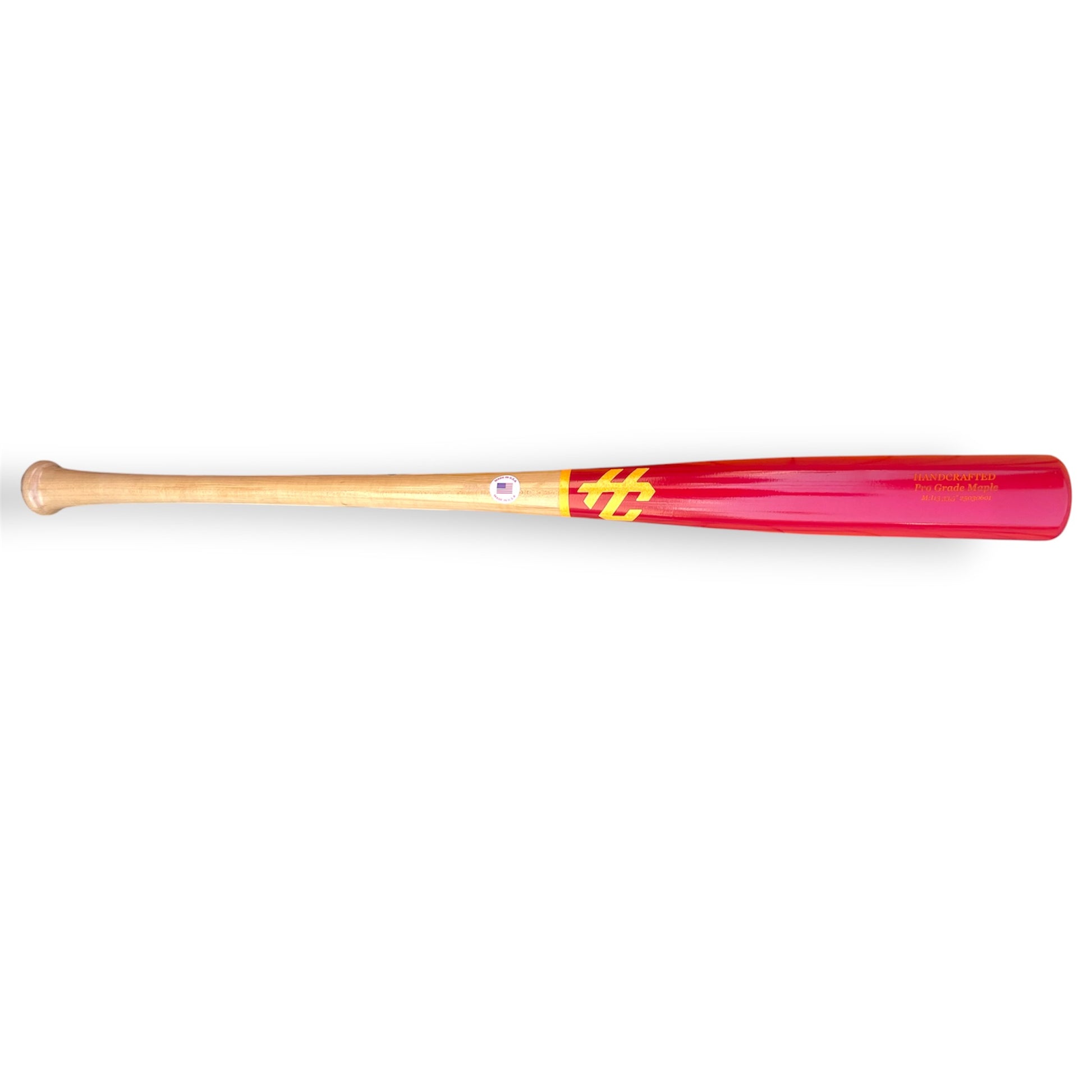 pro grade maple baseball bat i13 33.5 inch end loaded power bat red barrel