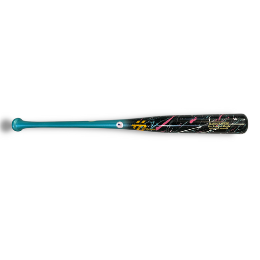 pro reserve maple baseball bat 243HB 33 inch blue splatter power bat