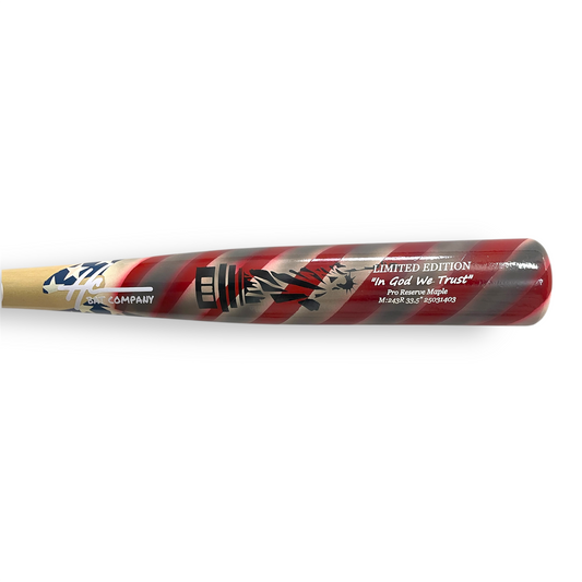 pro reserve maple baseball bat 243r in god we trust 33.5 inch power bat
