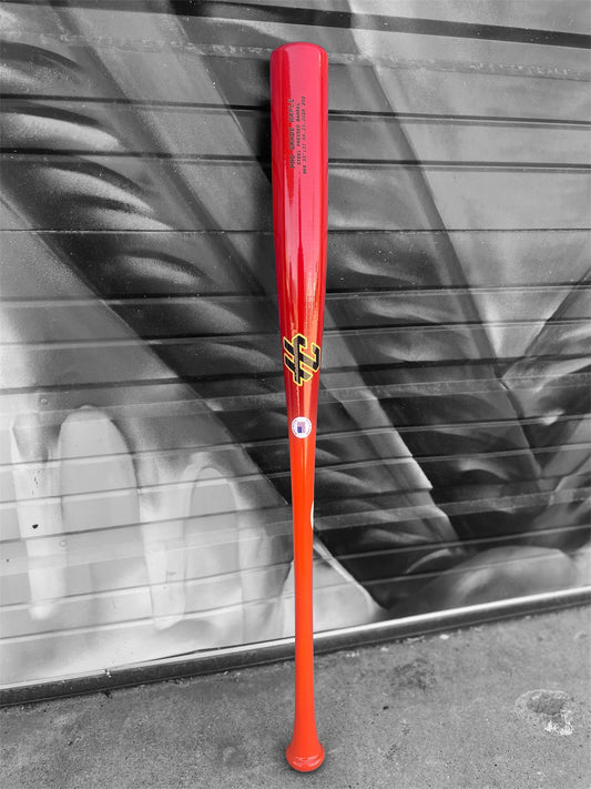 sk6 maple baseball bat 31 inch hc bats fast swing speed bat orange red