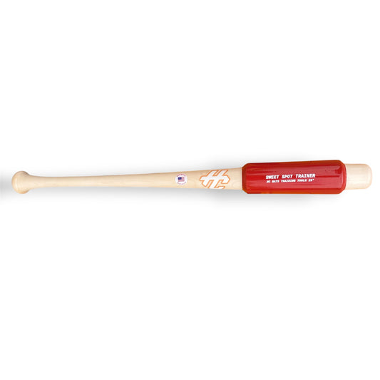 hc bats sweet spot training bat 29 inch maple baseball training bat for barrel accuracy and hitting drills