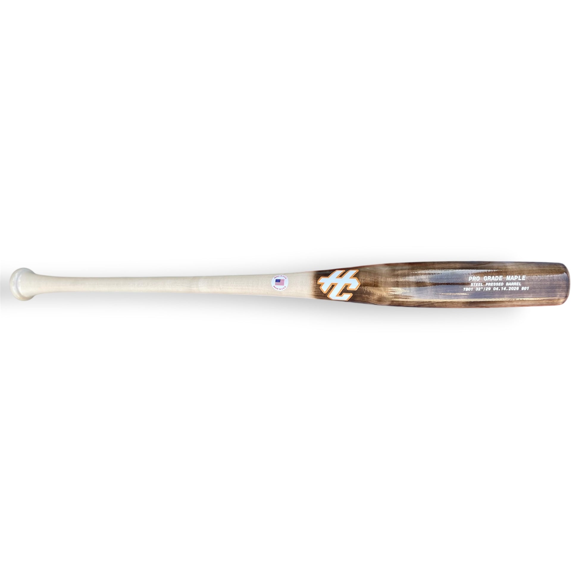 torpedo tb01 baseball bat 32 inch hc bats natural handle flamed barrel steel pressed