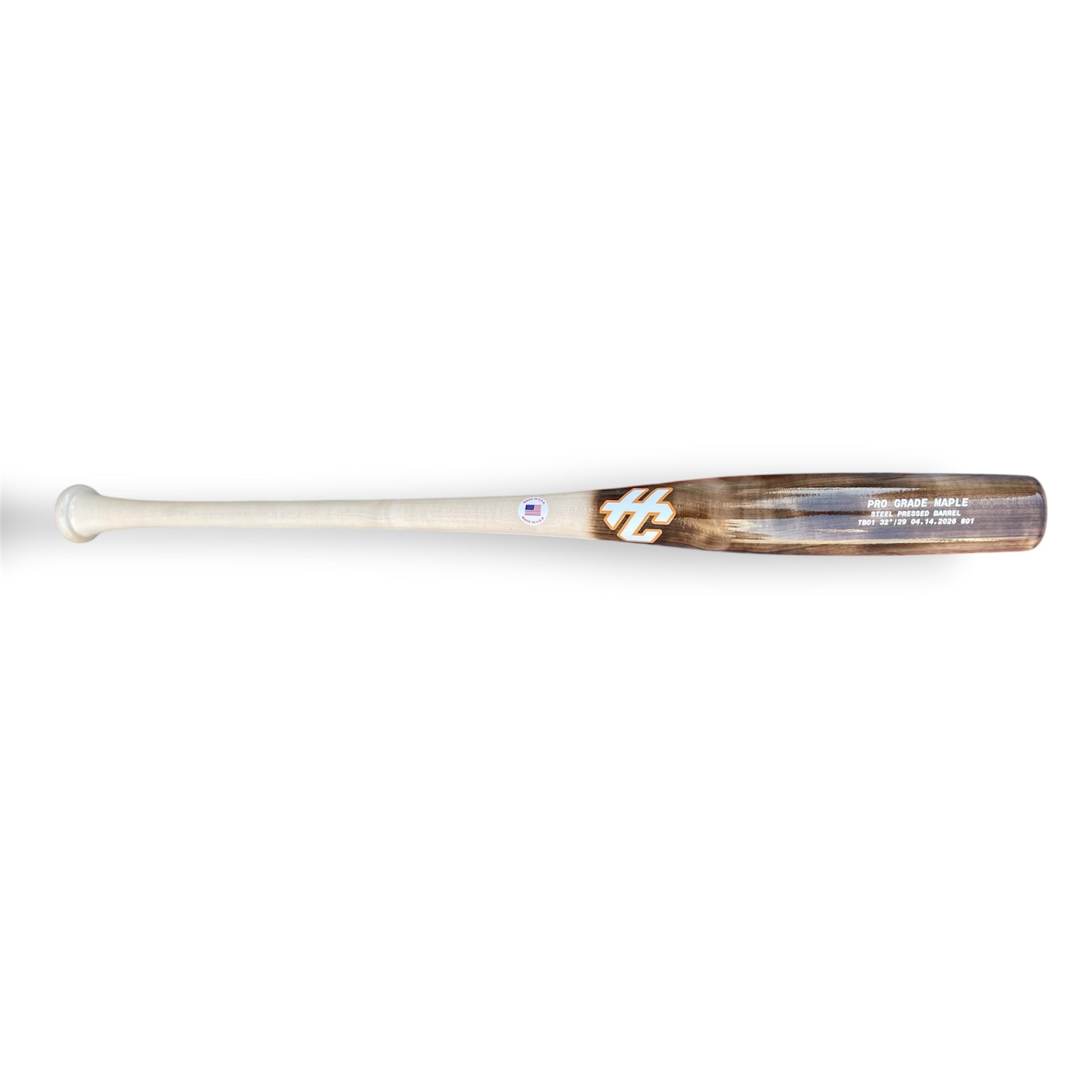 torpedo tb01 baseball bat 34 inch hc bats natural handle flamed barrel steel pressed