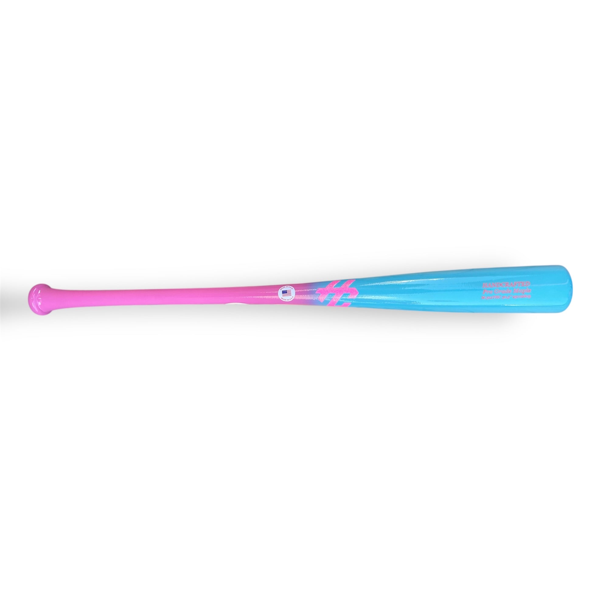 youth maple baseball bat 512YHC 30.5 inch pink blue balanced bat